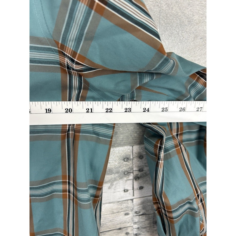 Coldwater Creek women's plaid long sleeve button up 18 - Picture 4 of 6